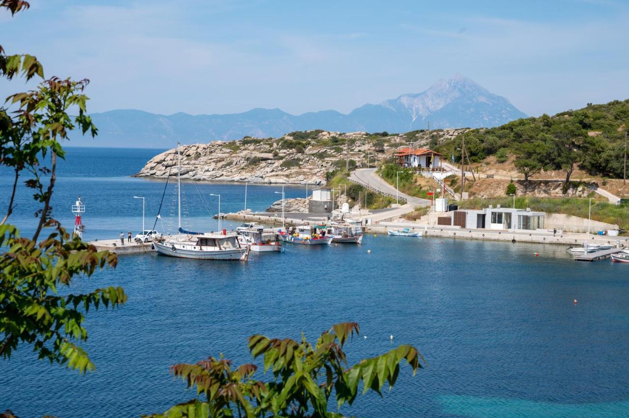 Athos View - Golden Fig Sykia Lodge Paralia Sikias Ngoại thất bức ảnh