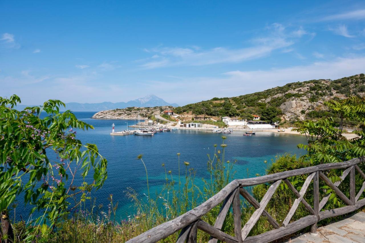 Athos View - Golden Fig Sykia Lodge Paralia Sikias Ngoại thất bức ảnh