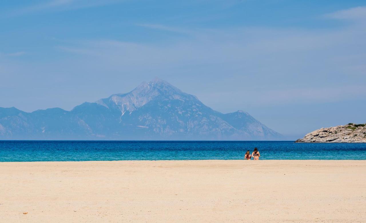 Athos View - Golden Fig Sykia Lodge Paralia Sikias Ngoại thất bức ảnh