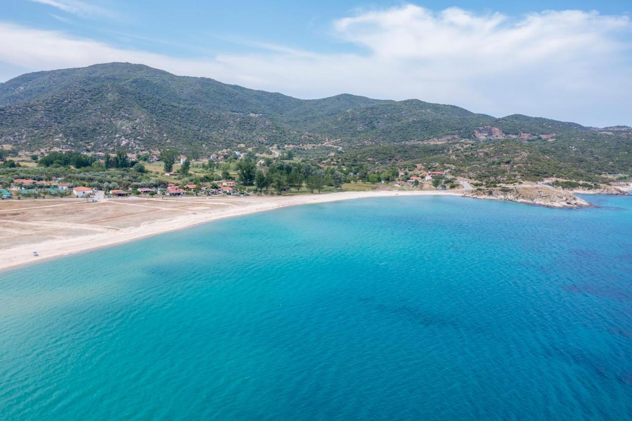 Athos View - Golden Fig Sykia Lodge Paralia Sikias Ngoại thất bức ảnh